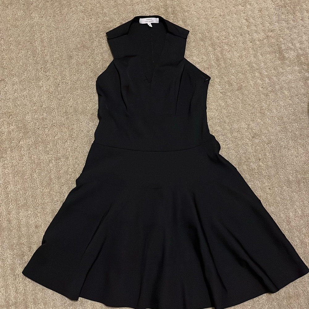 Robert Rodriguez black A-line spandex blended dress-6